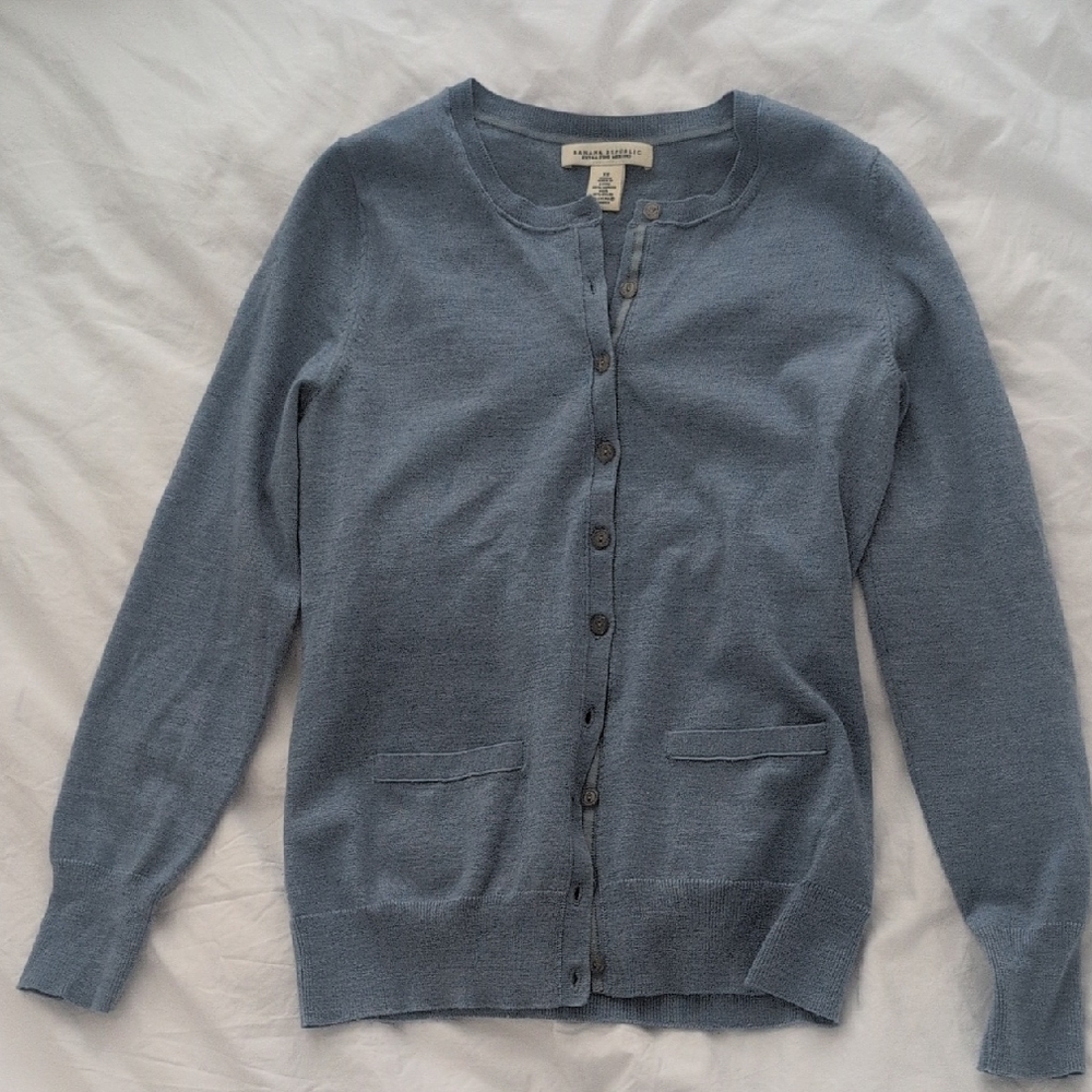 Banana Republic Light Blue Women's Cardigan